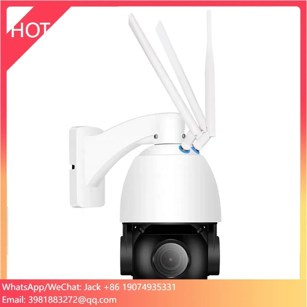 Telecamera PTZ 4G 2MP 30X Zoom 3G 4G Sim Card Wifi Sicurezza domestica Telecamera CCTV 4g per sorveglianza esterna Telecamera Wifi 5MP