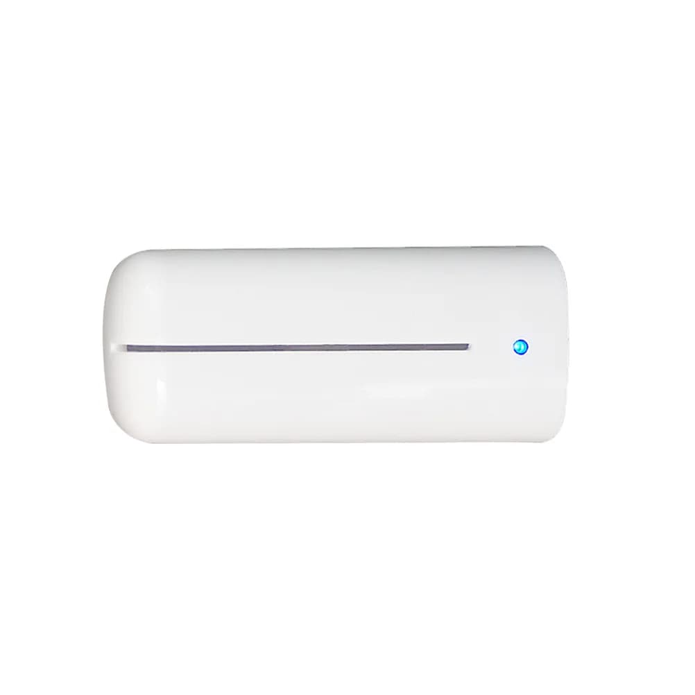 Deodorante USB ricaricabile, mini umidificatore per auto, purificatore d'aria, deodorante, batteria incorporata, bianco, per frigorifero da viaggio