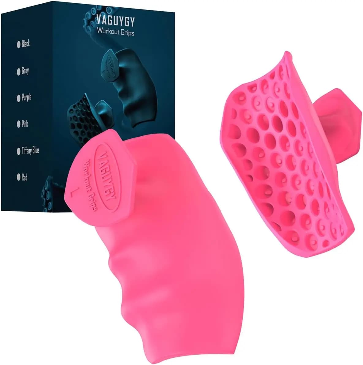 Guanti da Palestra Antiscivolo Senza Dita per Uomo e Donna, Protezione per Mani per Trazioni e Sollevamento Pesi