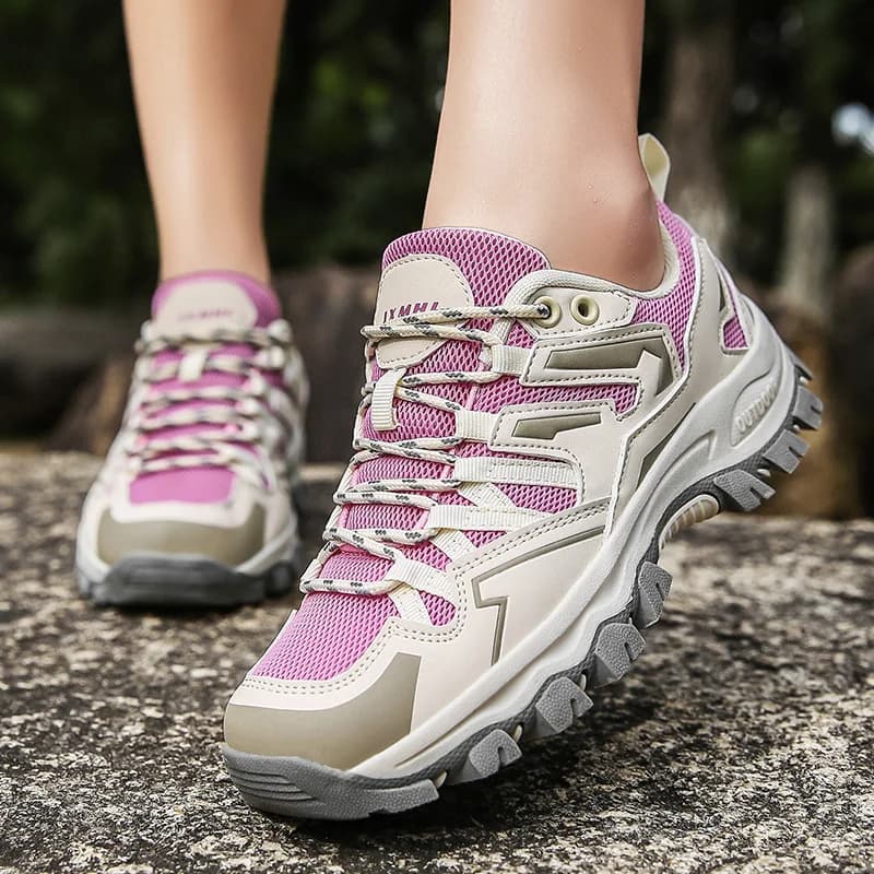 Unisex hiking shoes Women's casual Mesh outdoor shoes breathable Men's walking sneakers Women's trekking shoes Fashionable climbing