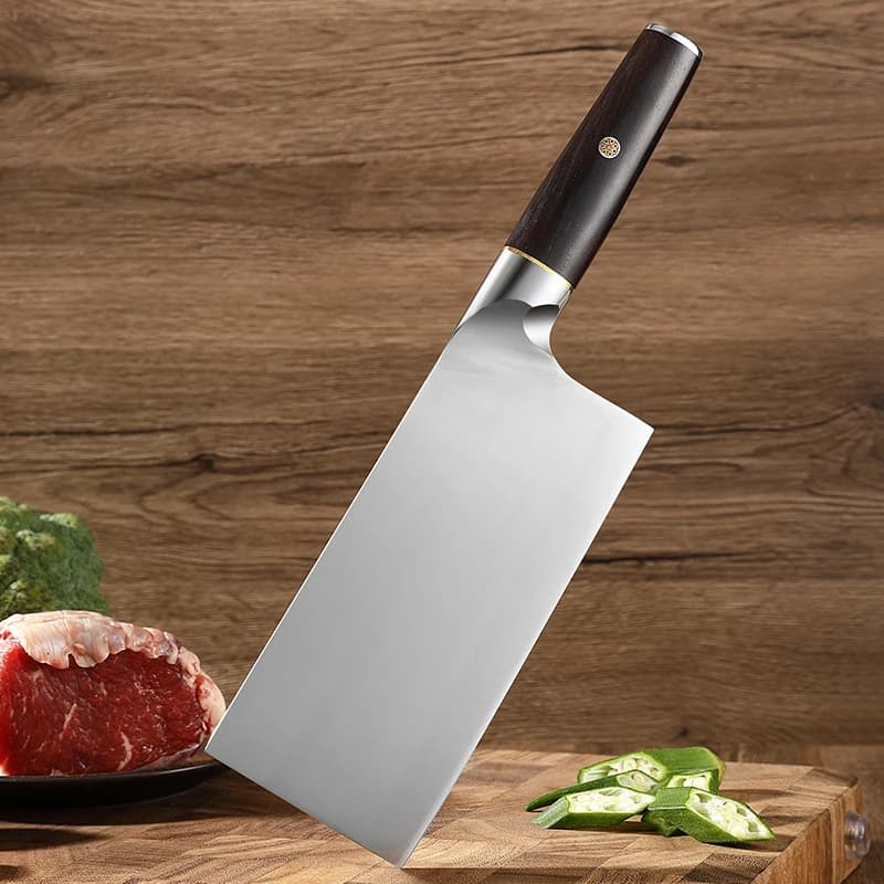 TJ POP PM204 Slicing knife made of durable powdered steel Handle knife for vegetables Sharp knife for cutting meat Chef knives for hotel Kitchen knife