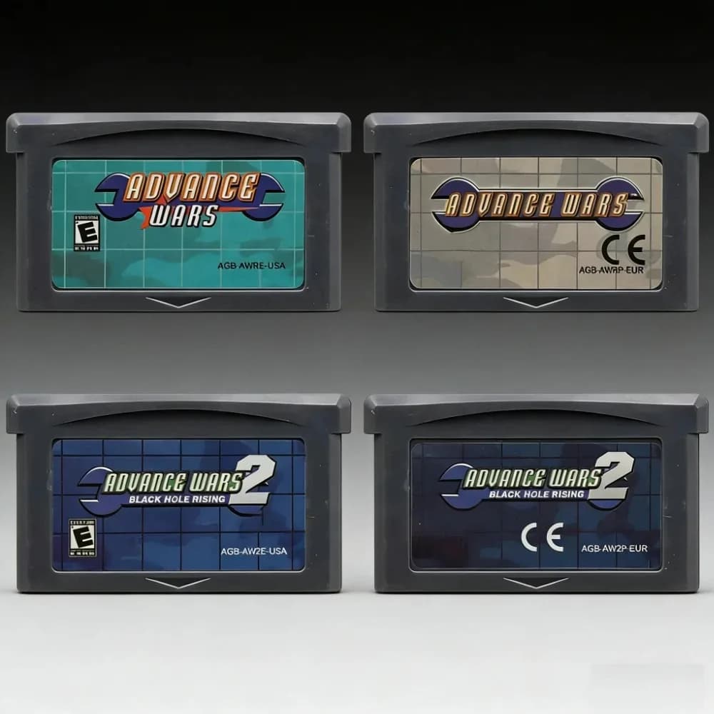 nuovo modello USA/EUR Advance Wars GBA Card Cartuccia per videogiochi a 32 bit Scheda console per GBA Versione inglese Advance Wars 2