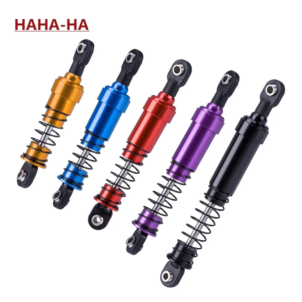 Ammortizzatori in alluminio con foro grande 75/85/95/105/115mm Ammortizzatore olio per 1/10 RC Crawler LCG Cheater Rigs SCX10 TRX4 Gamde R1 Comp costruisce fai da te