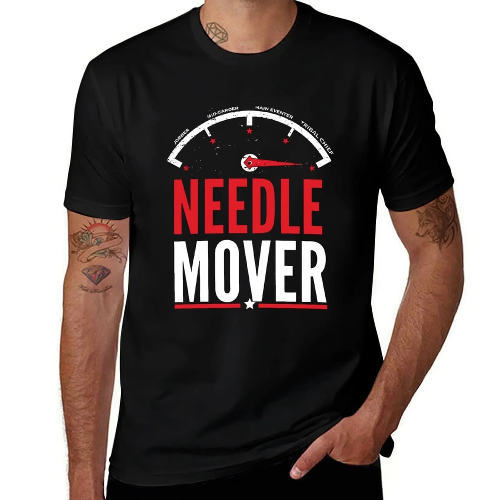 Needle mover T-Shirt Casual Work Wear T-Shirt