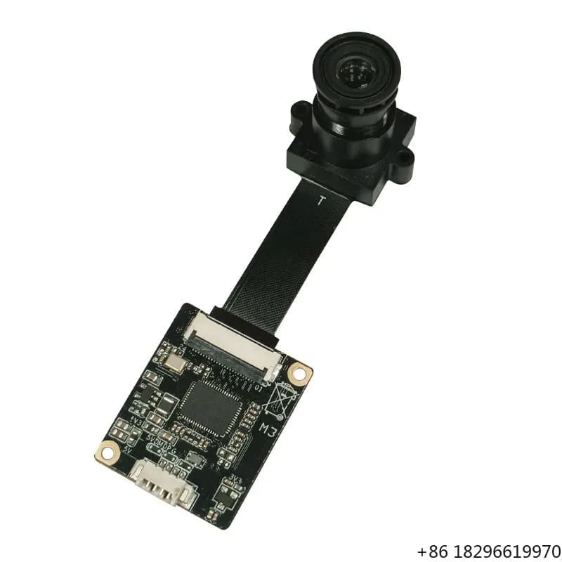 Webcam 1080P HD con Lente Fisheye Starlight, Rilevamento del Viso Umano, 30fps, Modulo USB Flessibile