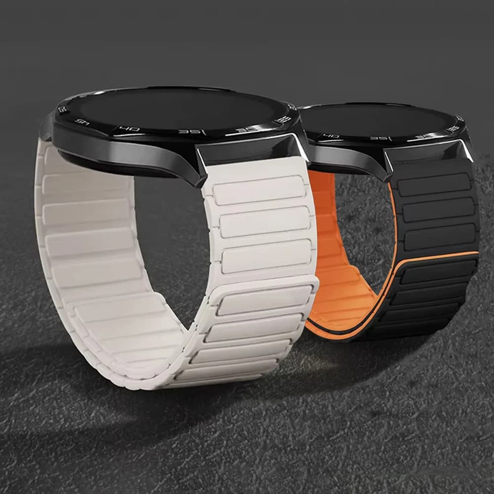 22mm 20mm Magnetic Strap For Samsung Galaxy Watch 7/FE/6/6classic/5/4/4 classic Sport Silicone Replacement Bracelet correa band