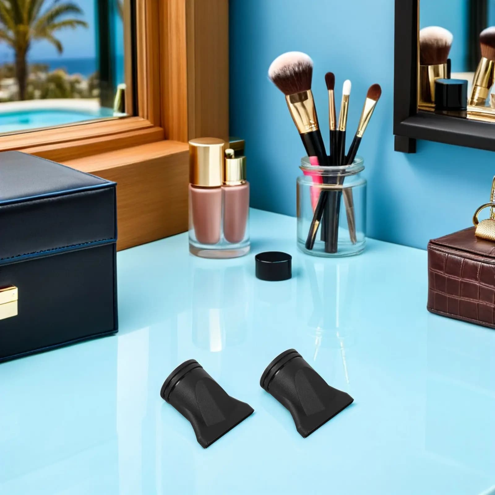 Set di 6 Concentratori Piatti per Asciugacapelli, Accessori di Ricambio per Styling Professionale, Resistenti al Calore, Flusso d'Aria Stretto