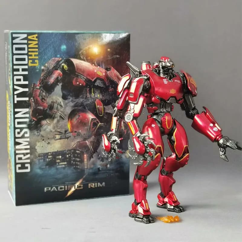 Pacific Rim Mecha Modello Crimson Typhoon Action Figure Film Pacific Rim Figuras 18 cm Collezione Movbale Modello Bambola Regalo per I Bambini