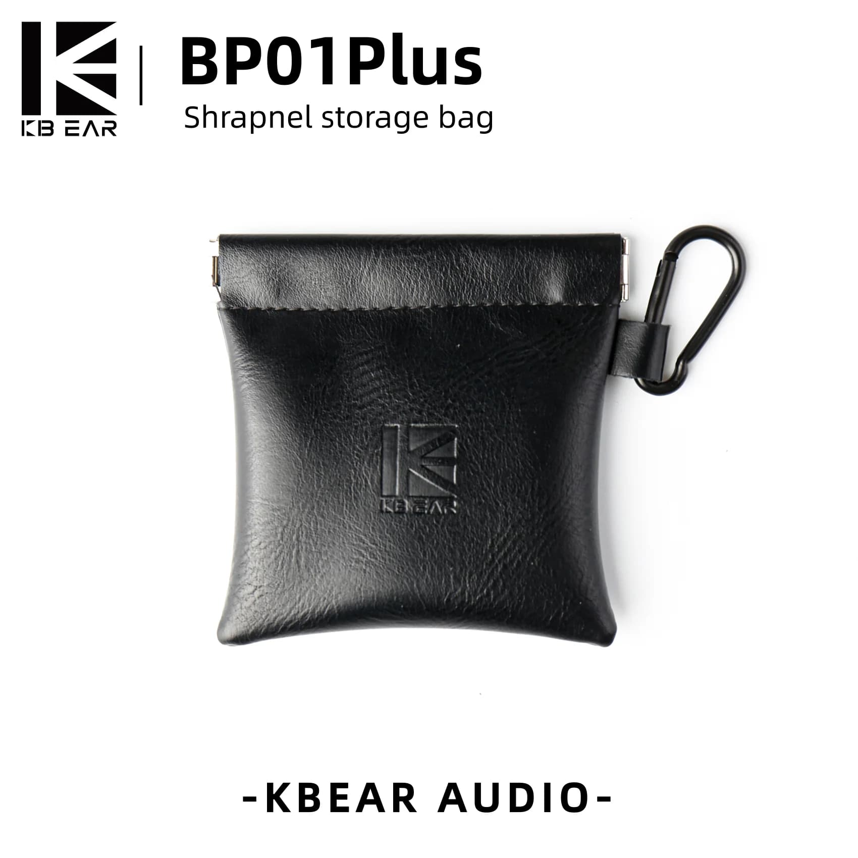 KBEAR BP01plus Case Earphone Box Self-Closing Square Portable Compression Shrapnel Storage Bag for Tech Accessories