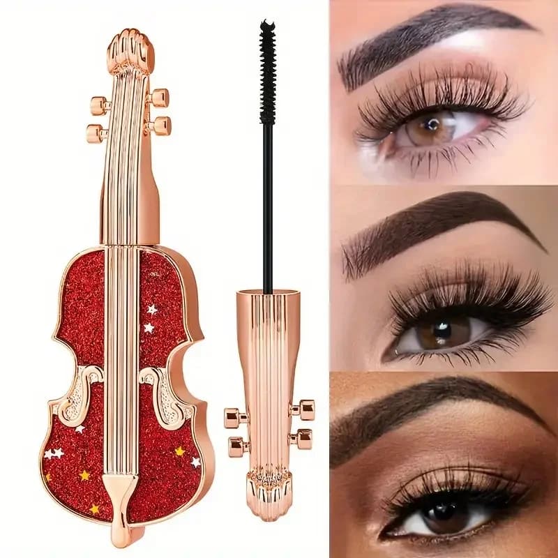 Mascara for the styling of the curling for violin, waterproof, thin, long, curling hair, fine head, very thin, long, without deburring, make-up for the eyes