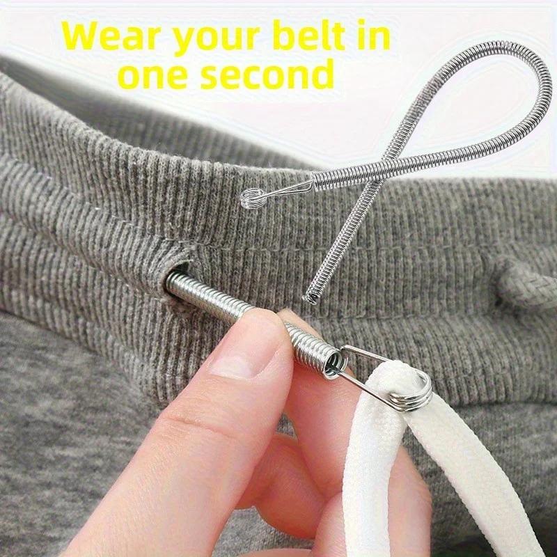 Clip for infiltrate with foldable spring coulisse Cap pants Elastic band Lace cable Flexible thread with drawstring Accessories for do-it-yourself sewing