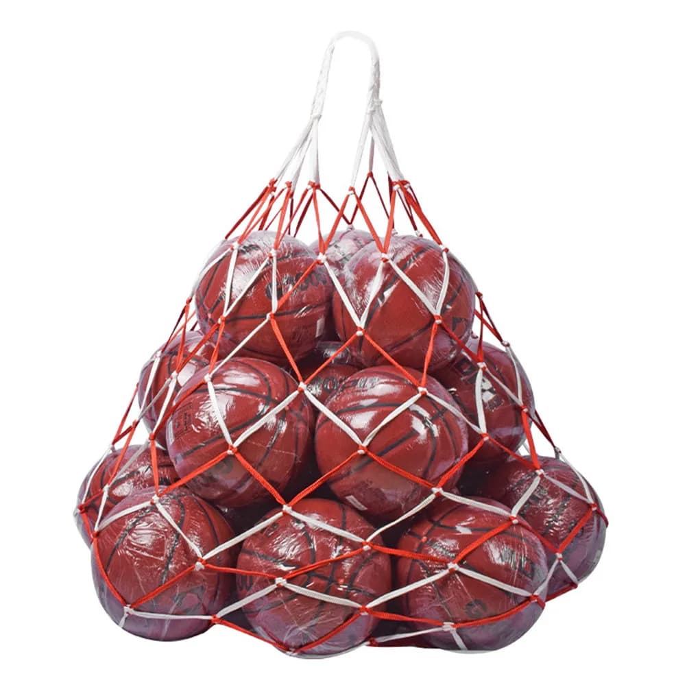 1Pcs Basketball Soccer Volleyball Storage Net High-Grade Nylon Large Capacity Rope Closure Thickened Belt School Sports