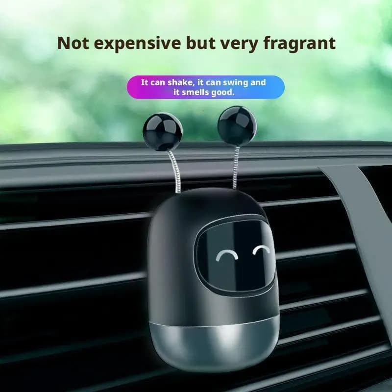 Simpatico robot presa d'aria per auto profumo purificatore d'aria per auto altalena decorazione per presa d'aria per auto decorazione interna per auto dei cartoni animati