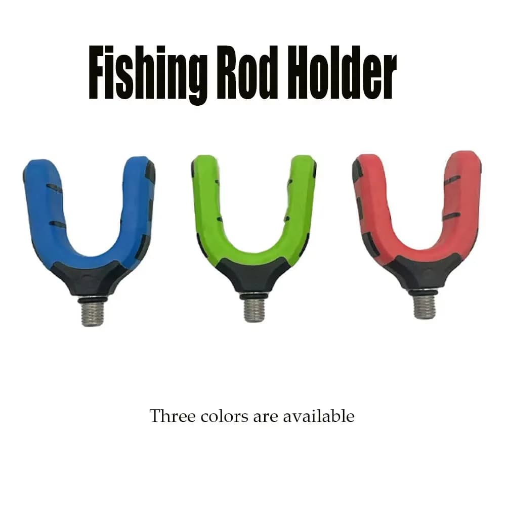 1pc Rigtrip Heavy-Duty Carp fishing rod Gripper Holder with thread, anti-slip base - Compatible with Pod rod