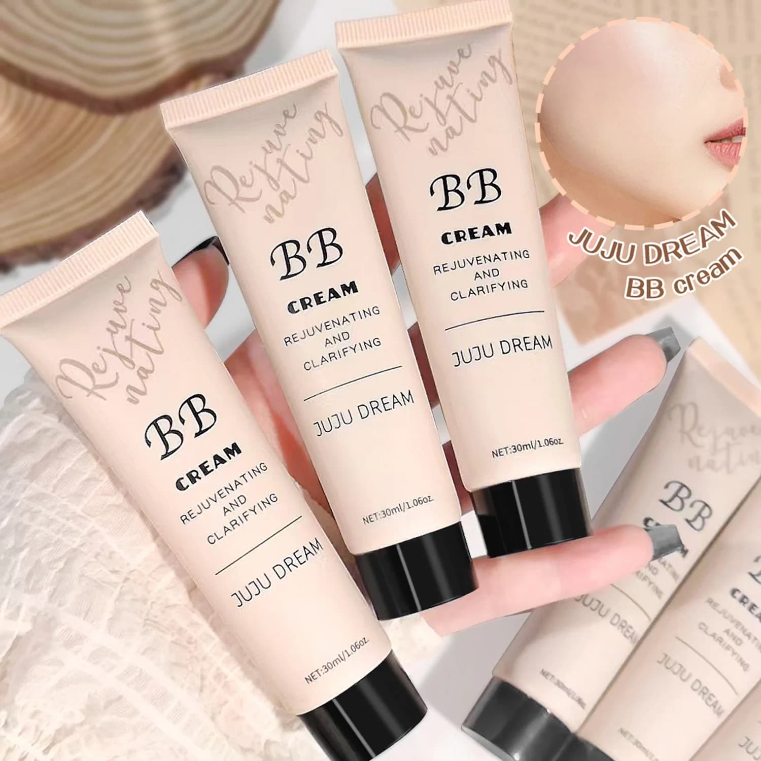 BB cream, insulating cream, liquid foundation, moisturizing, oil control, lasting makeup, milk, dry skin and without dust