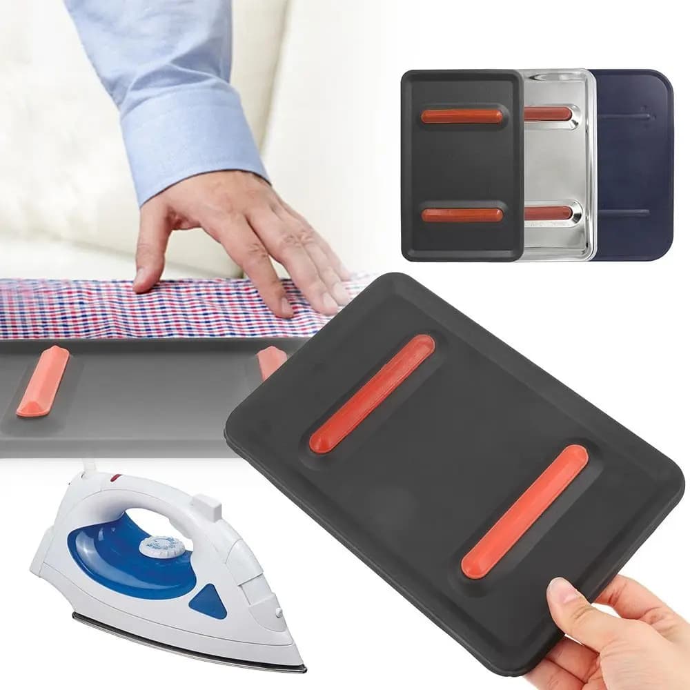 Tappetino da stiro antiscottatura Tappetino da stiro a vapore in silicone leggero e lavabile Supporto protettivo riutilizzabile isolante per ferro