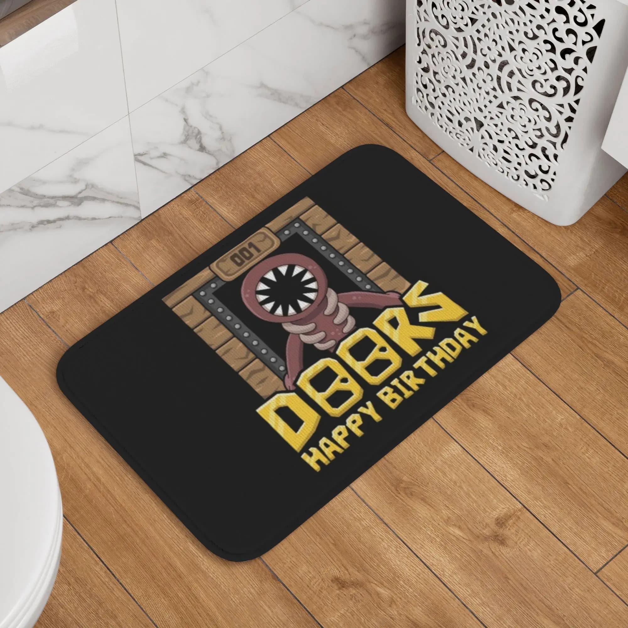 Tappetino personalizzato ur,Doors Ambush Horror Game, antiscivolo, per ingresso, cucina, bagno, tappetini per porta, tappeto per garage, tappetino per pavimento