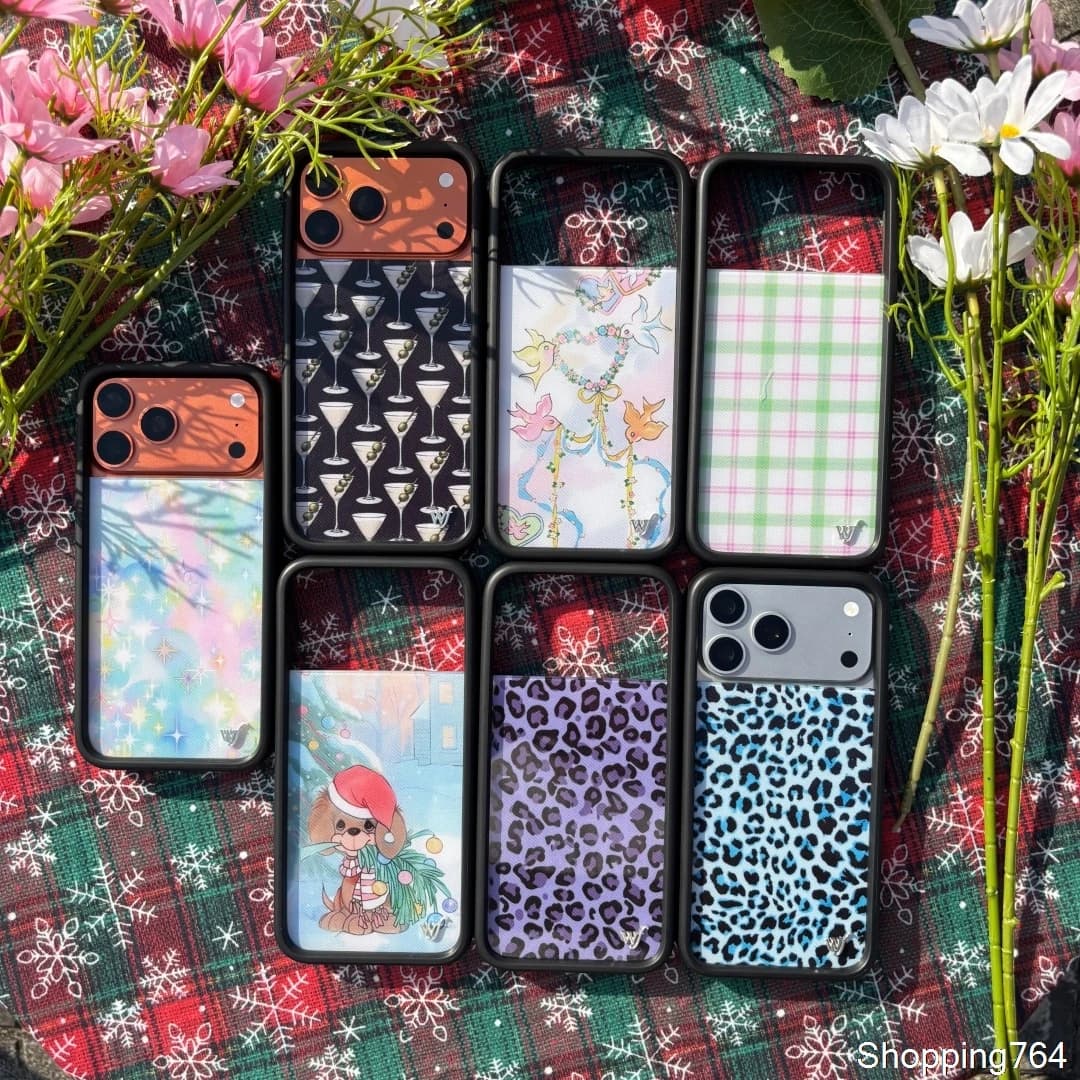 Wildflower Goblet Puppy Grid Phone Case for iPhone 12 13 14 15 16 17 Pro Max Plus Air Dove Diaries Meow Stardust Back Cover