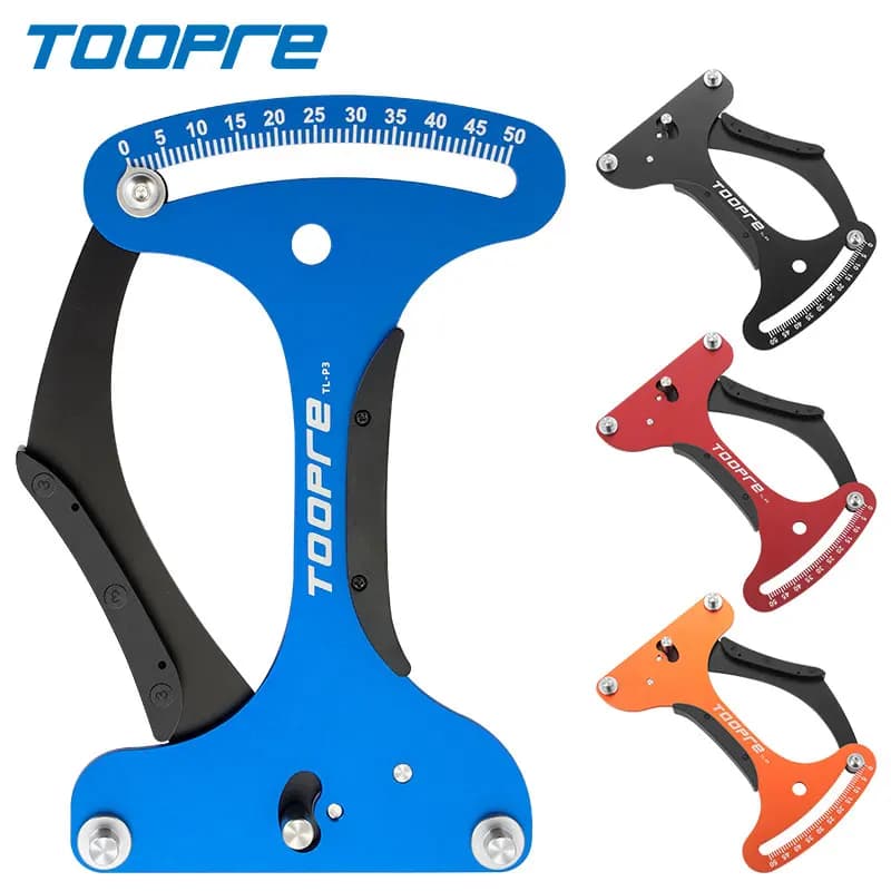 Toopre Misuratore di tensione dei raggi della bicicletta Strumento di correzione della deviazione della misurazione della tensione del gruppo ruota del cerchione della mountain bike