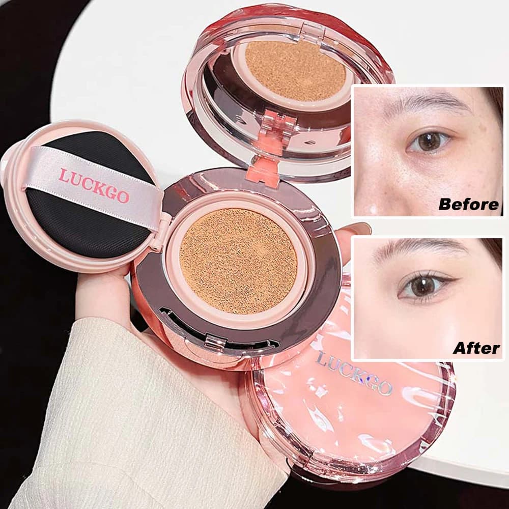 Korean Moisturizing Air Cushion BB Cream Natural Background Corrector Light Moisturizing Long Life without waterproof and sweat resistant inlay
