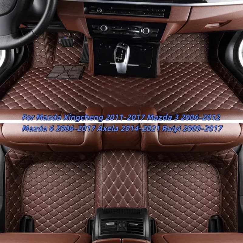 Custom Car Floor Mats Anti Slip 2011-2017 Mazda 3 2006-2012 Mazda 6 2006-2017 Axela 2014-2021 Foot Coche For Mazda Xingcheng