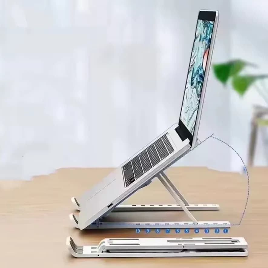 ABS Material Foldable Laptop Stand Adjustable Notebook Bracket Portable Holder For Macbook Air Pro Accessories