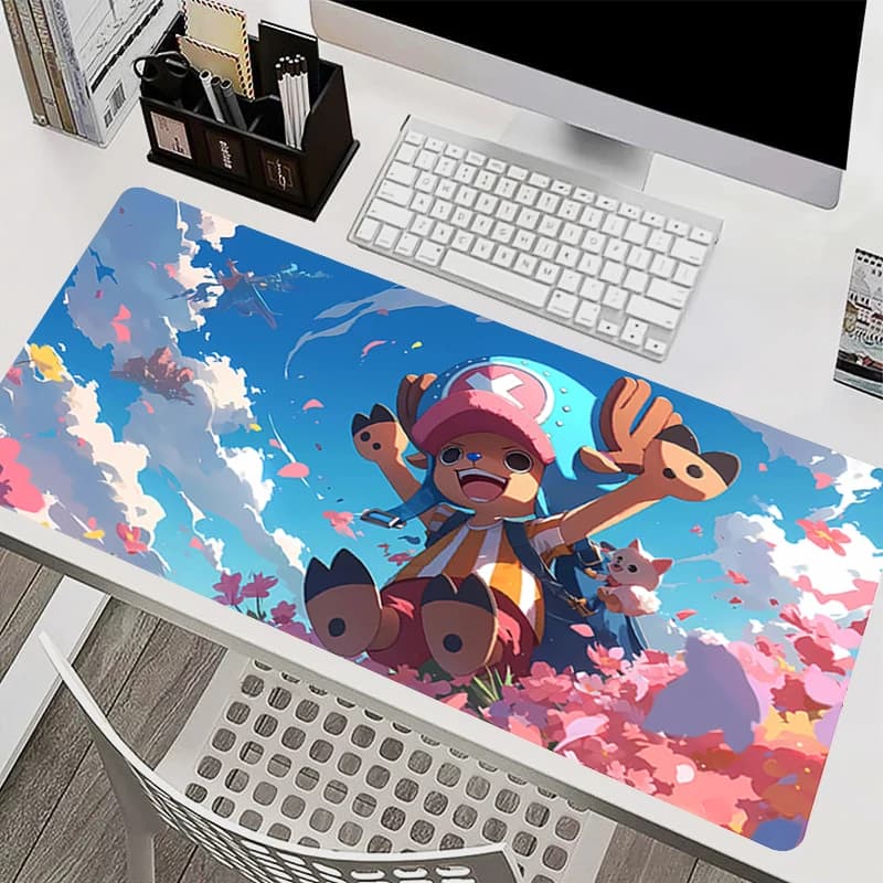 Large Mouse Pads Gaming Laptop Keyboard Mat O-one P-piece Tony Tony Chopper kawaii Extended Desk Mat Rubber Computer Mousepads