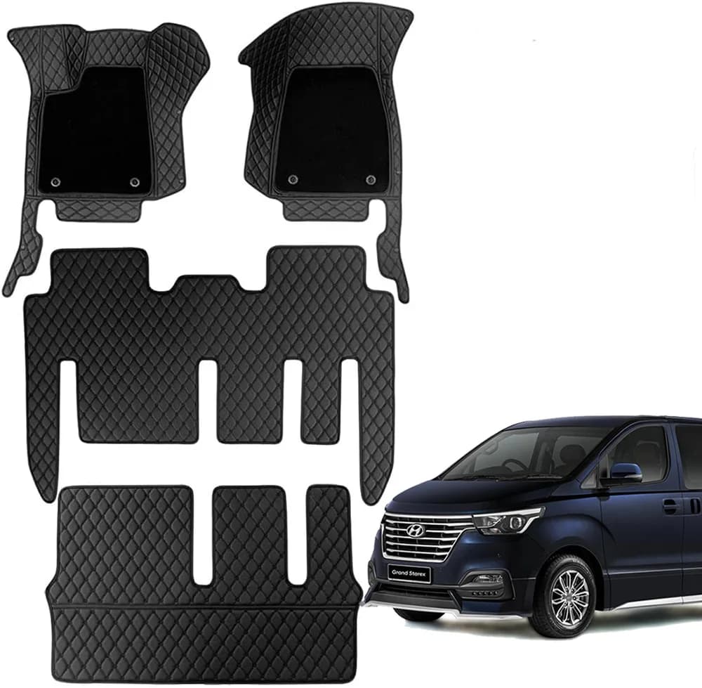 Tappetini Auto in Pelle 5D Antipolvere Facili da Installare