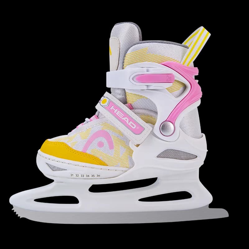 Pattini da Hockey Regolabili in Vendita, per Bambini, Adolescenti, Adulti e Uomini, con Tomaia in PVC PU Traspirante, per Pista di Ghiaccio Invernale