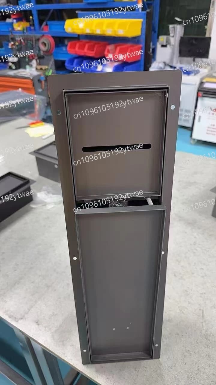 Organizzatore Invisibile per Bagno in Acciaio Inox con Porta Fazzoletti e Scopino per WC