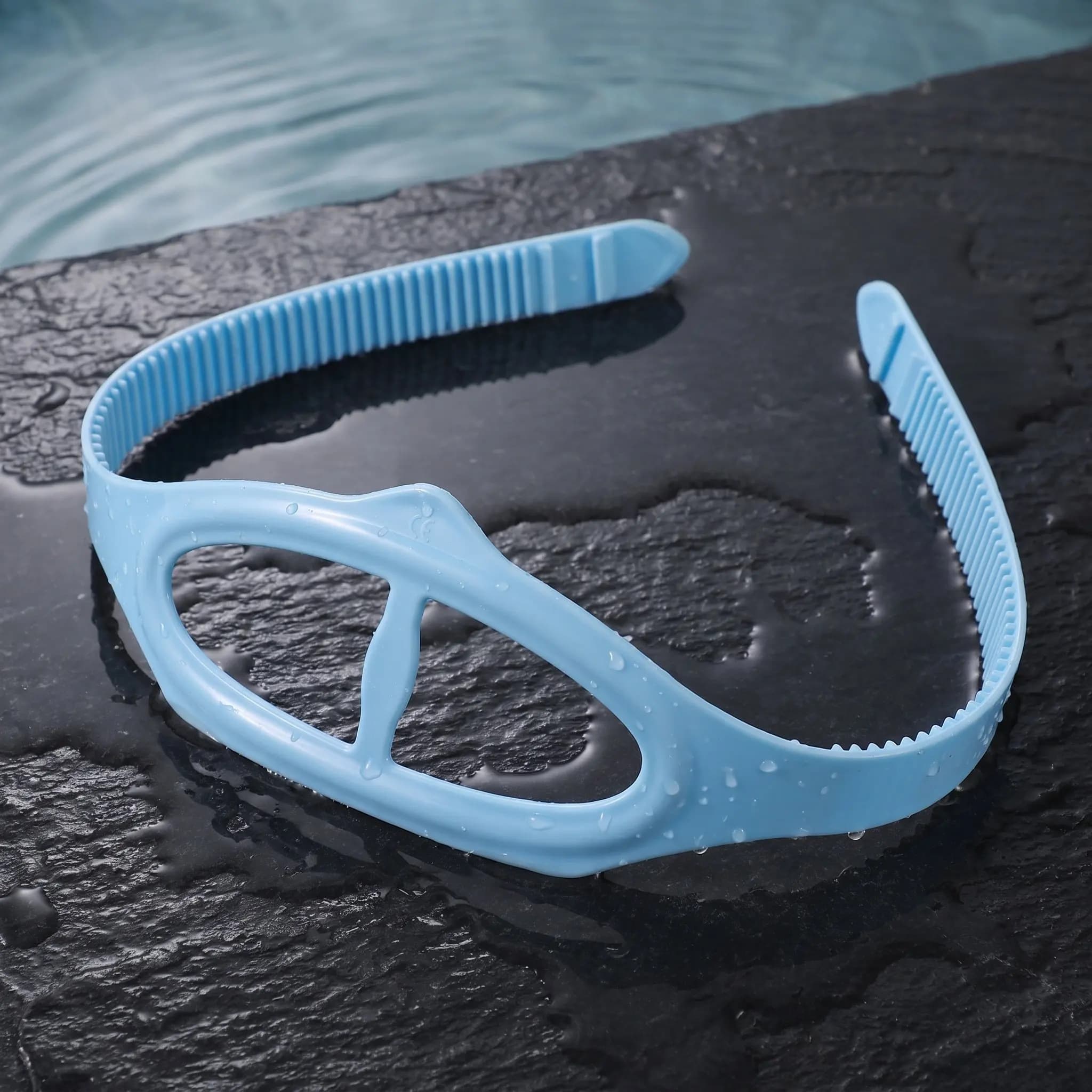 Swimming Goggle Strap Replacement Diving Mask Freediving Head Band Rope Silicone Scuba Mask Strap For Scuba Diving Goggles