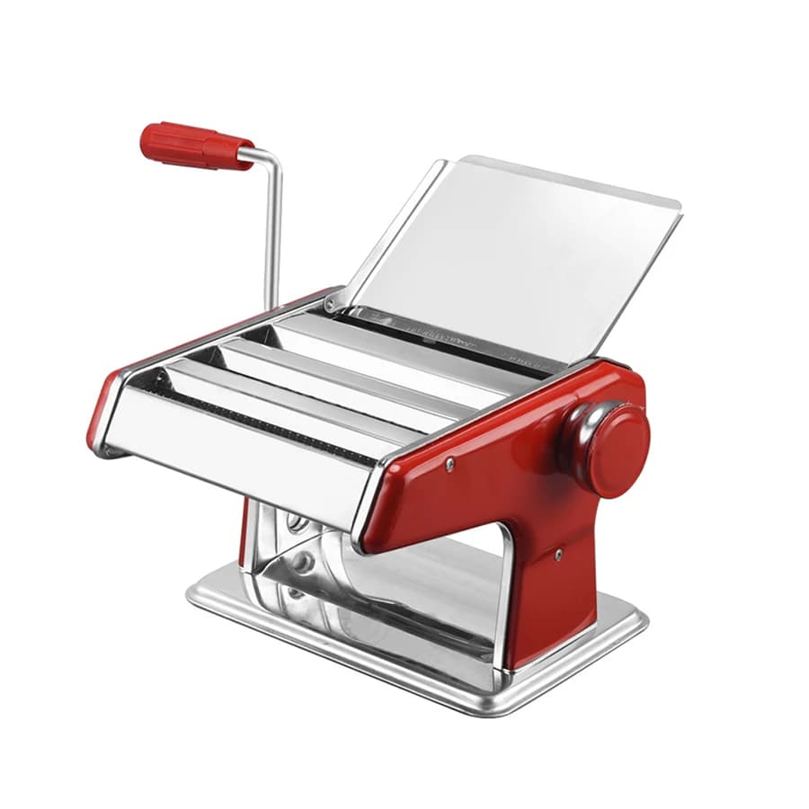 Pasta Maker Machine Manual Pasta Maker with 6 Adjustable Thickness Settings Hand Crank 3 Blades Stainless Steel Noodle Machine