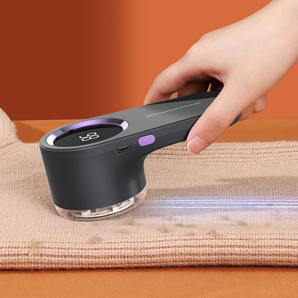 Levapelucchi Portatile con Cavo USB-C Ricaricabile e Potente Rimozione dei Pelucchi per Vestiti e Lana