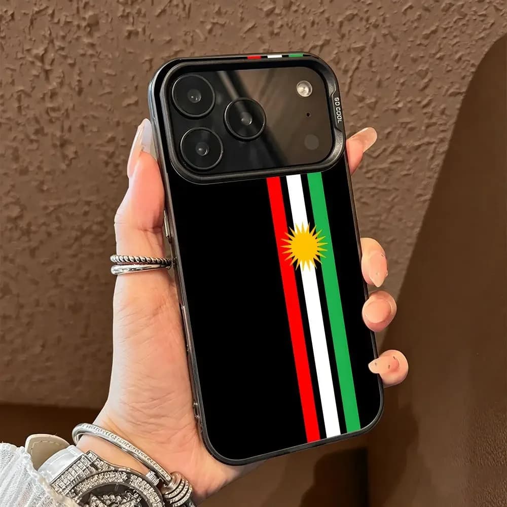 flag K-Flag Phone Case Hard Matte Colorful Shockproof Phone Case for iPhone 13/14/15/16/17 Pro Max