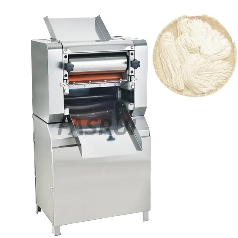 Macchina Manuale per Pasta in Acciaio Inox con Doppio Tagliapasta, Pressa per Spaghetti, Utensile da Cucina
