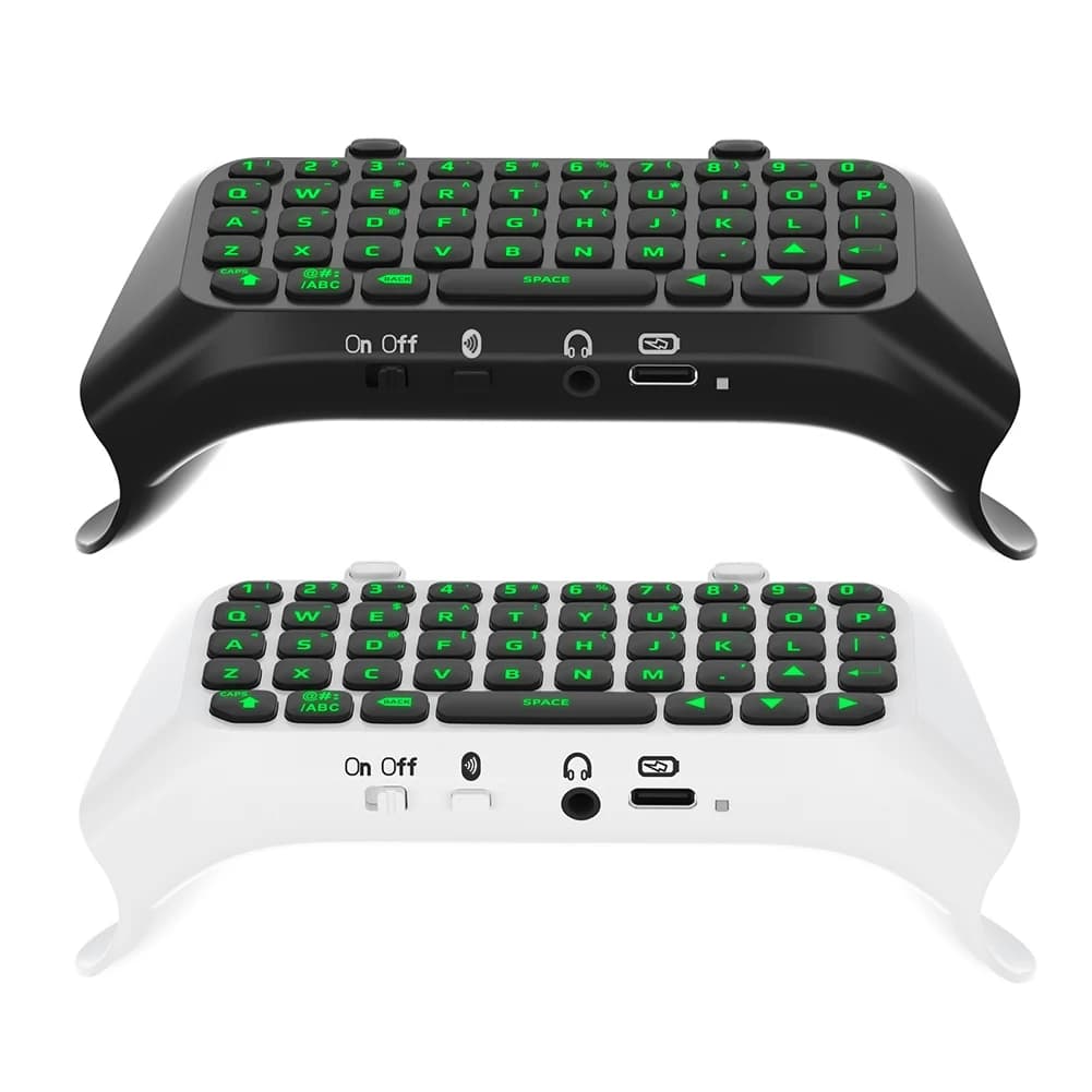 500 mAh wireless keyboard, Bluetooth compatible wireless game keyboard, green backlight, PS5 built-in speaker Elite Handle
