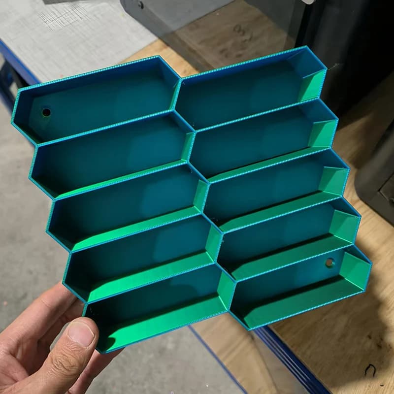 Save Space Large Capacity Collection Show Holder 3D Printing Car Model Display Rack Creative 10 Grids Cars Model Storage Box
