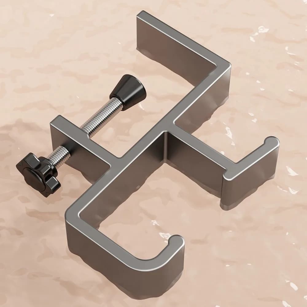 New Aluminum Alloy Hanging Bag Hook Punch-free Removable Handbag Rack Portable Multi-functional Table Hook Desk