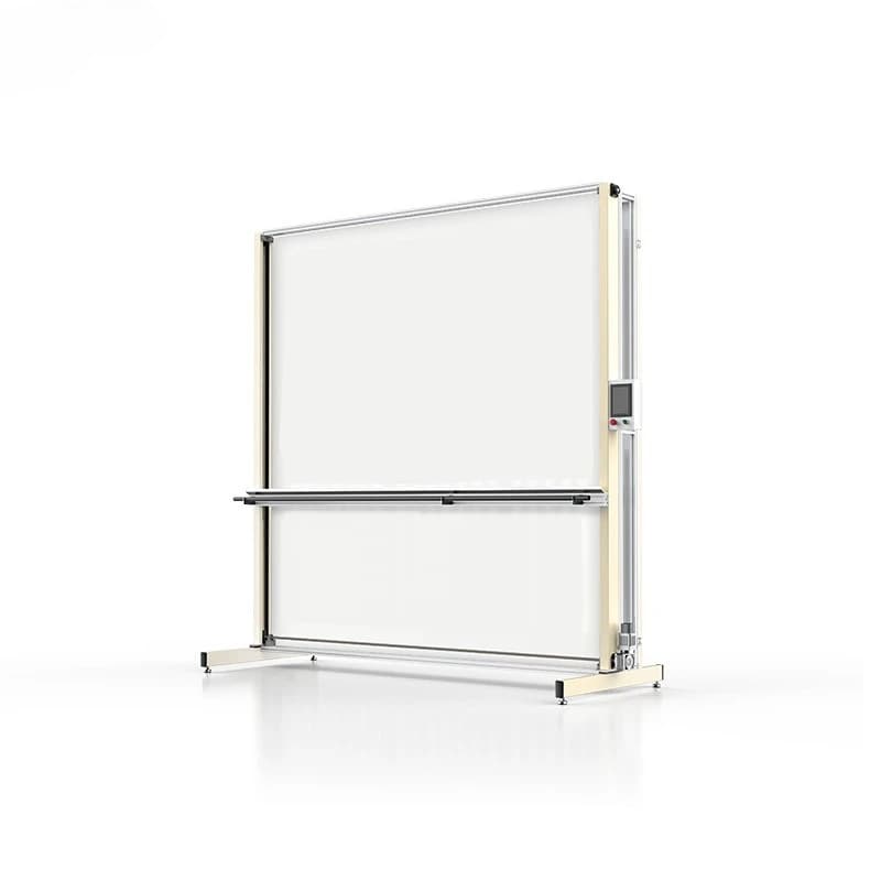 Macchina per l'ispezione delle tende Macchina per l'ispezione dei tessuti con retroilluminazione a LED, ispezione dei difetti con finitura delle tende in tessuto con sollevamento automatico