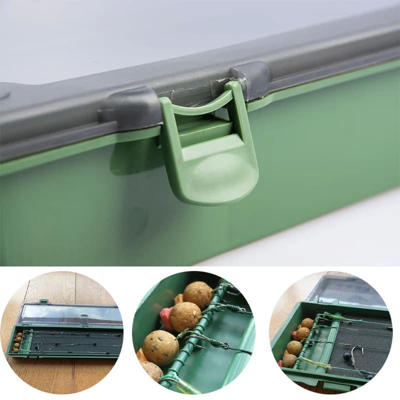 Carp Fishing Equipment Box Card for rigid hair equipment with pins Carp Fishing Equipment Box