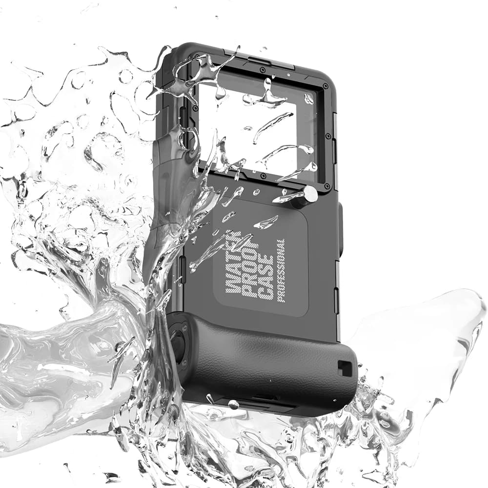 New professional phone waterproof case for diving and swimming, standard IP68, multicolor, 15 m/50 feet, for underwater photography.