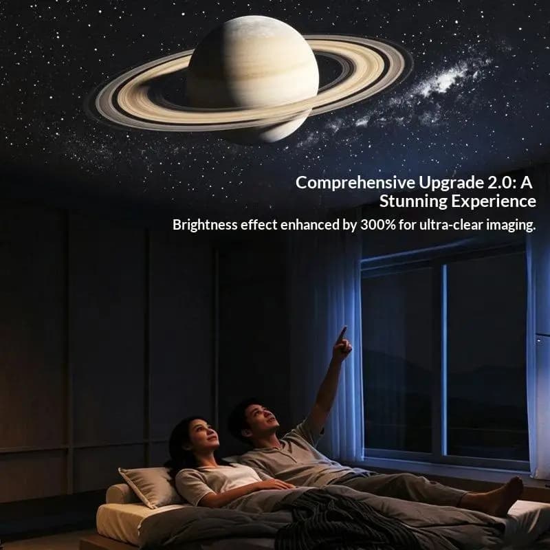 Galaxy Star Planet Projector USB Powered Mini Portable Projection Lamp Cool LED Night Light for Gaming Room Decor