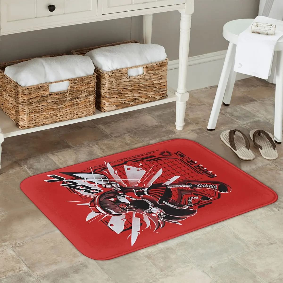 Murder Drones Merch Zerbino Anti-slip Rug Durable Mat Kitchen Entry Mat House Bathroom Living Room