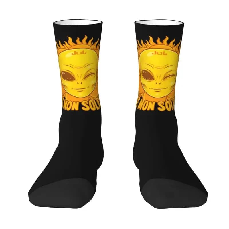 Custom JUL Dress Socks Mens Womens Warm Fashion Novelty French Rapper Music Crew Socks