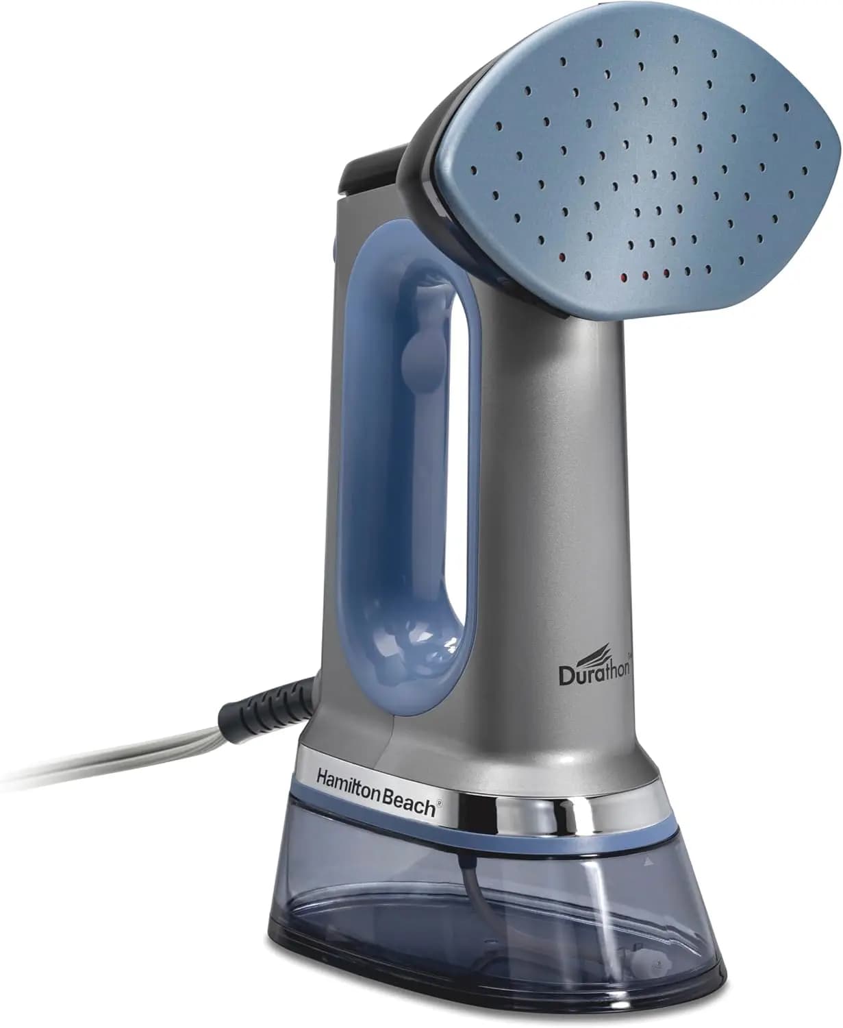 Handheld Garment Steamer and Iron 3-in-1 for Clothes, 1700W with 45-Second Heat-Up, 300ml Removable Water Tank, 27 Minutes Continuous Steam, Auto Shutoff, Gray & Blue