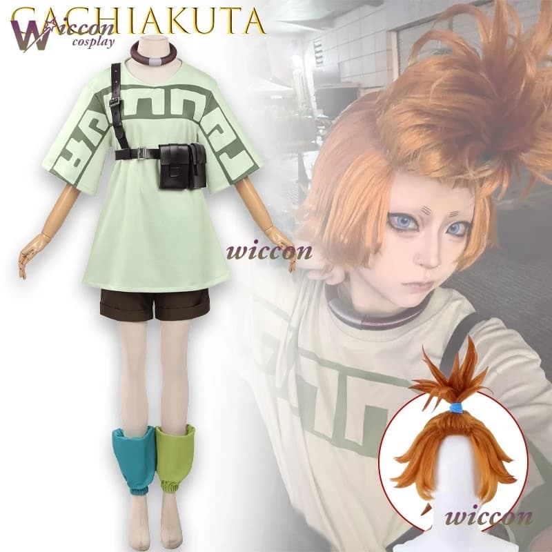 Costume Cosplay Cixja/Gachiakuta Remlin, Outfit Anime per Donna, Set Completo per Feste e Spettacoli, Collezione Halloween
