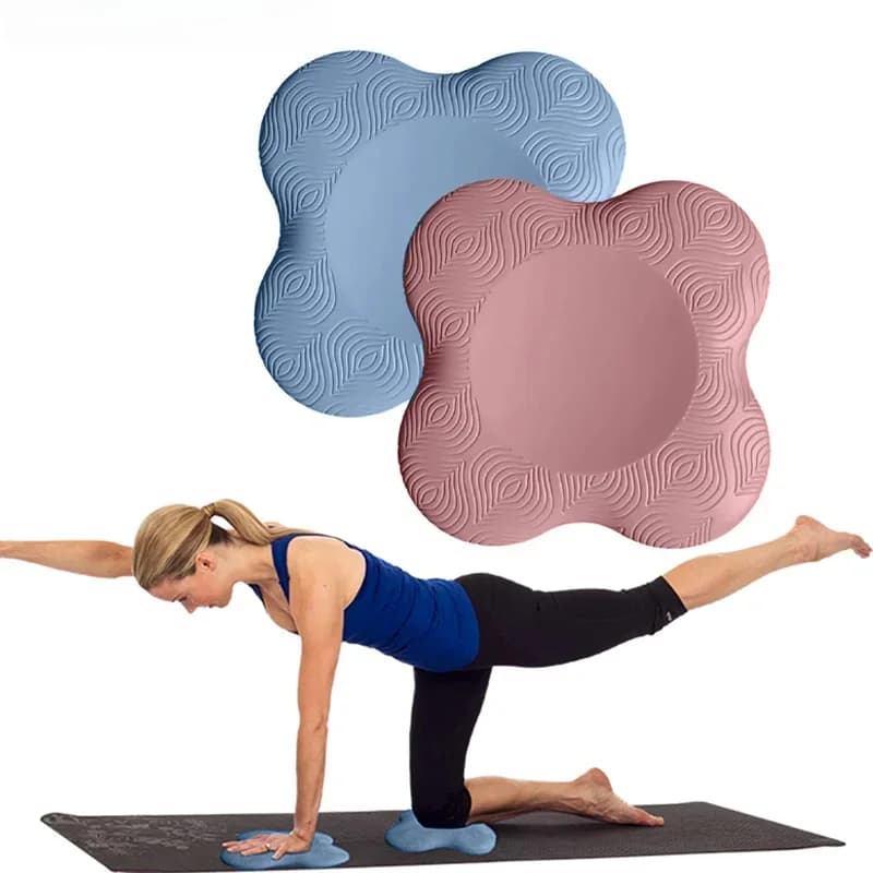 Kneeling yoga mat Flat support mat thickened knee pad Portable elbow Yoga Mat Sport Fitness