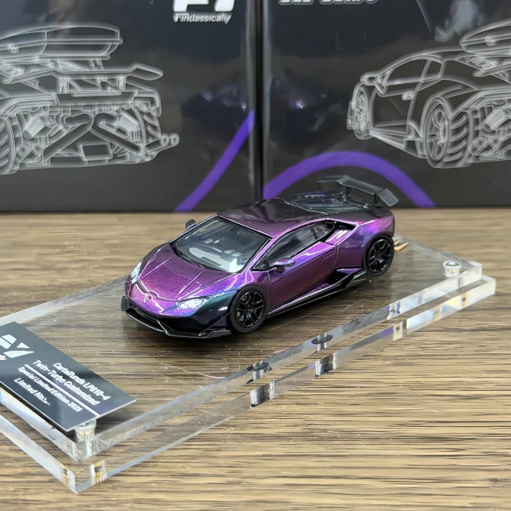 Findclassically 1:64 LP610 Modello di Auto in Metallo Pressofuso con Modifiche Estreme