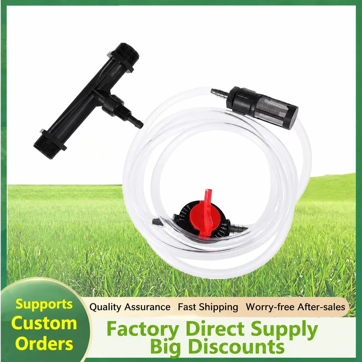1/2" 3/4" 1" male Thread Venturi Fertilizer Injector Irrigation Drip Device Flowers Fertilization Garden Water Tube Emitter