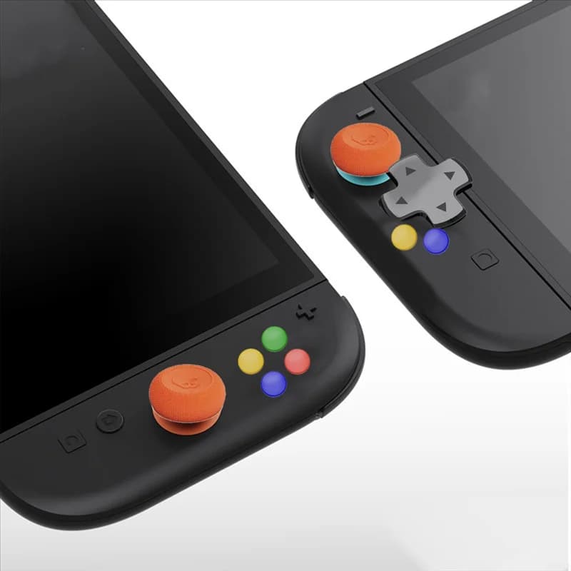 PHILE-Per Switch 2 Custodia protettiva + Kit tasti di direzione circolari + Set di impugnature per pollice Custodia protettiva divisa per Nintendo Switch2